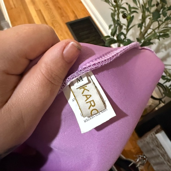 karolina One-Shoulder Lavender Dress size medium - Picture 9 of 10